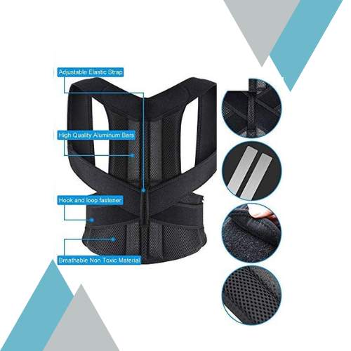 Magnetic Back Posture Corrector Belt - Spine Support & Slouching Correction Brace