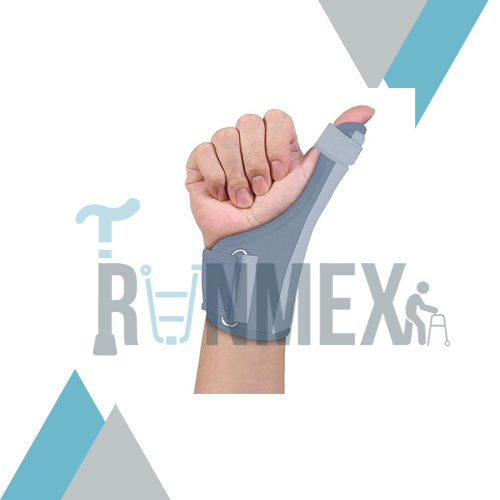 Thumb Support Spica Splint Brace - Pain Relief from and Stabilizer for Thumb Injuries - Fits Both Hands (Grey)